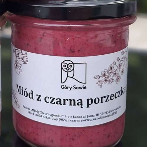 Miód z czarną porzeczką