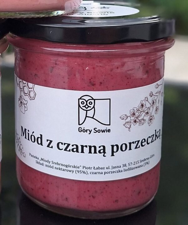 Miód z czarną porzeczką