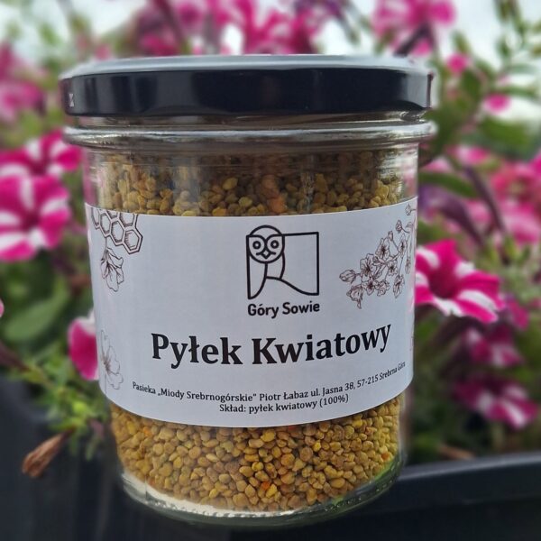 pylek Pyłek kwiatowy w słoiku