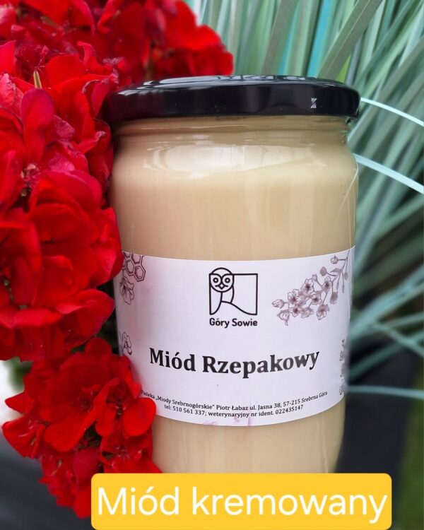 rzepakowy Miód rzepakowy kremowany